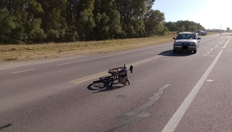 Accidente En La Ruta 188 Un Ciclista De Rancul Fue Colisionado Por Un