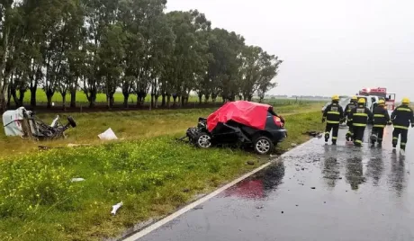 Un trágico choque en la Ruta 35 se cobró dos vidas - Zonal Noticias