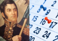 Confirman el feriado del lunes 17 de agosto