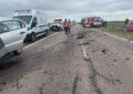Una persona perdió la vida en un choque frontal en la Ruta nacional 5